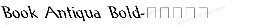 Book Antiqua Bold字体转换